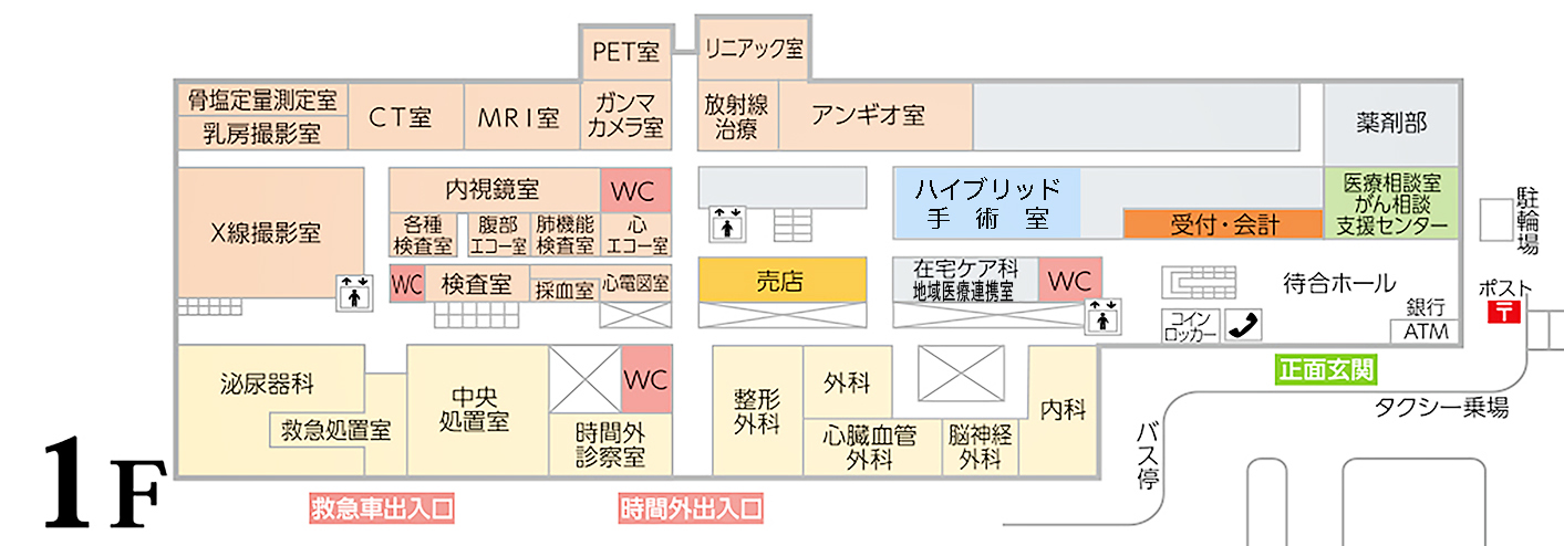 フロアアップ図（1階）